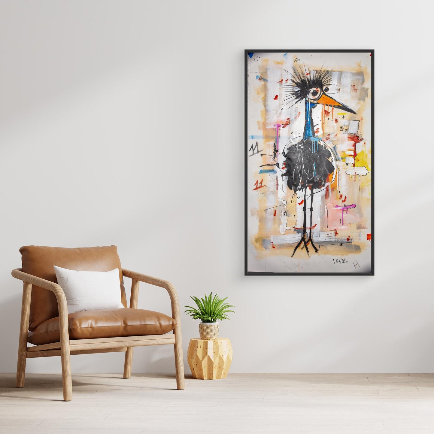 Omen bird looking right