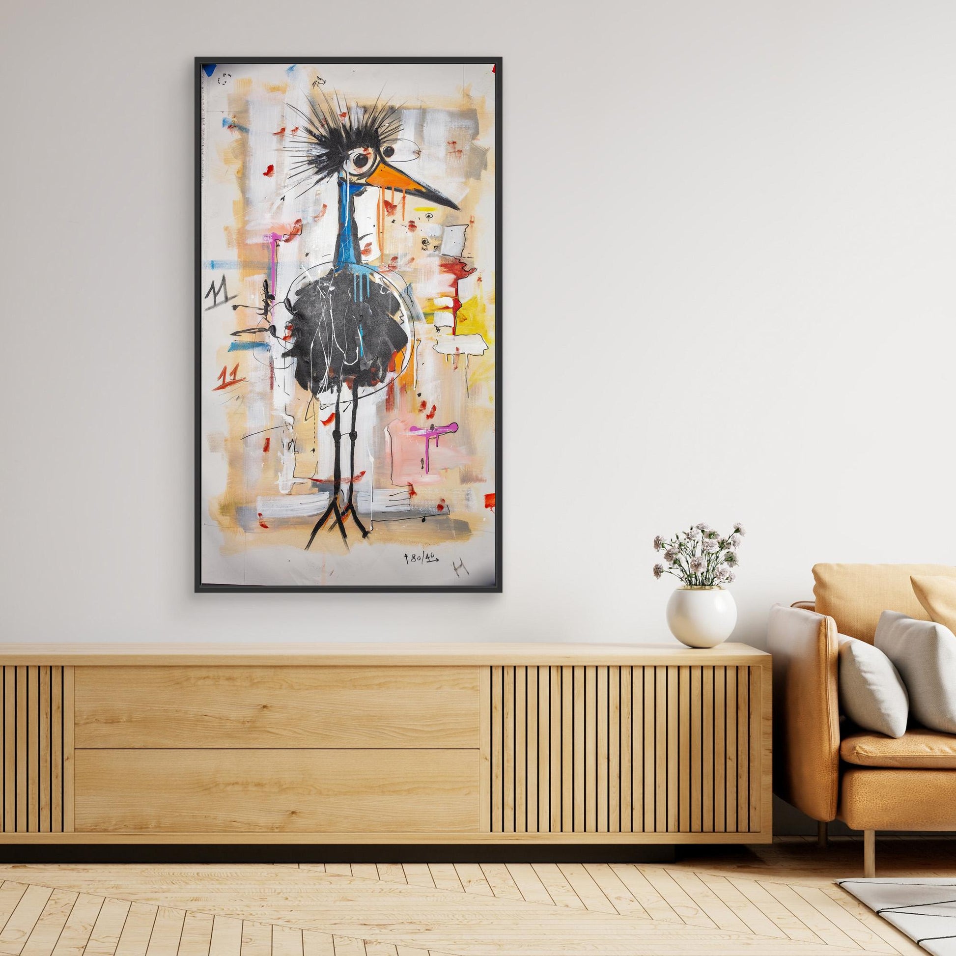 Omen bird looking right