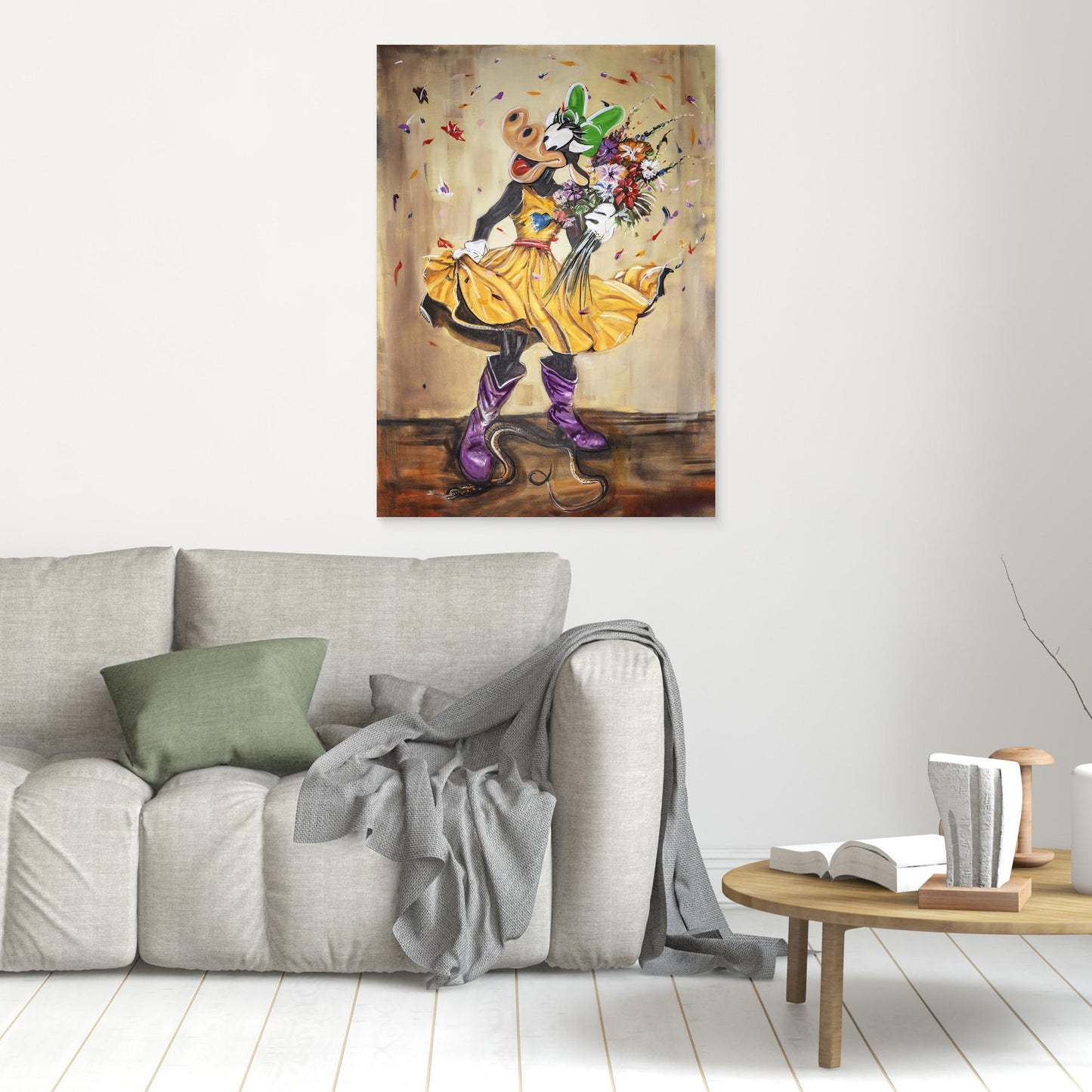 Clarabelle cow in glory crushing the snake