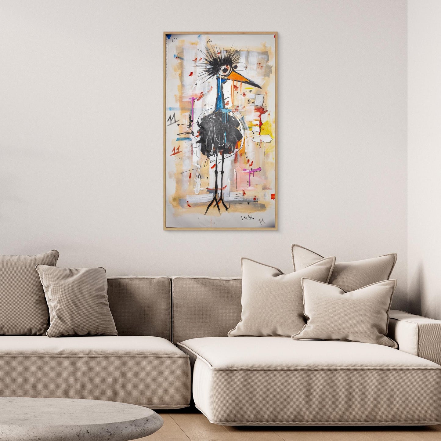 Omen bird looking right