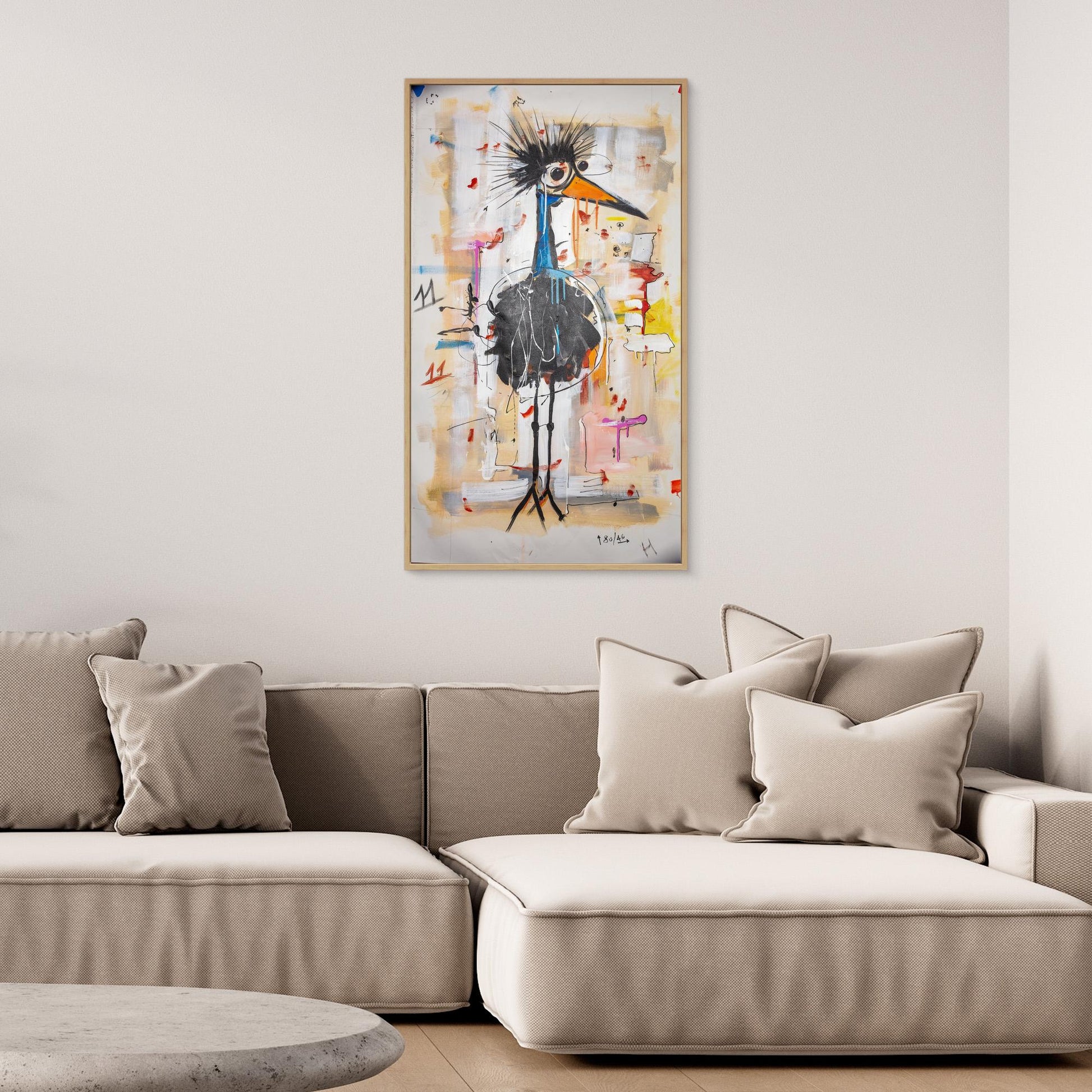 Omen bird looking right