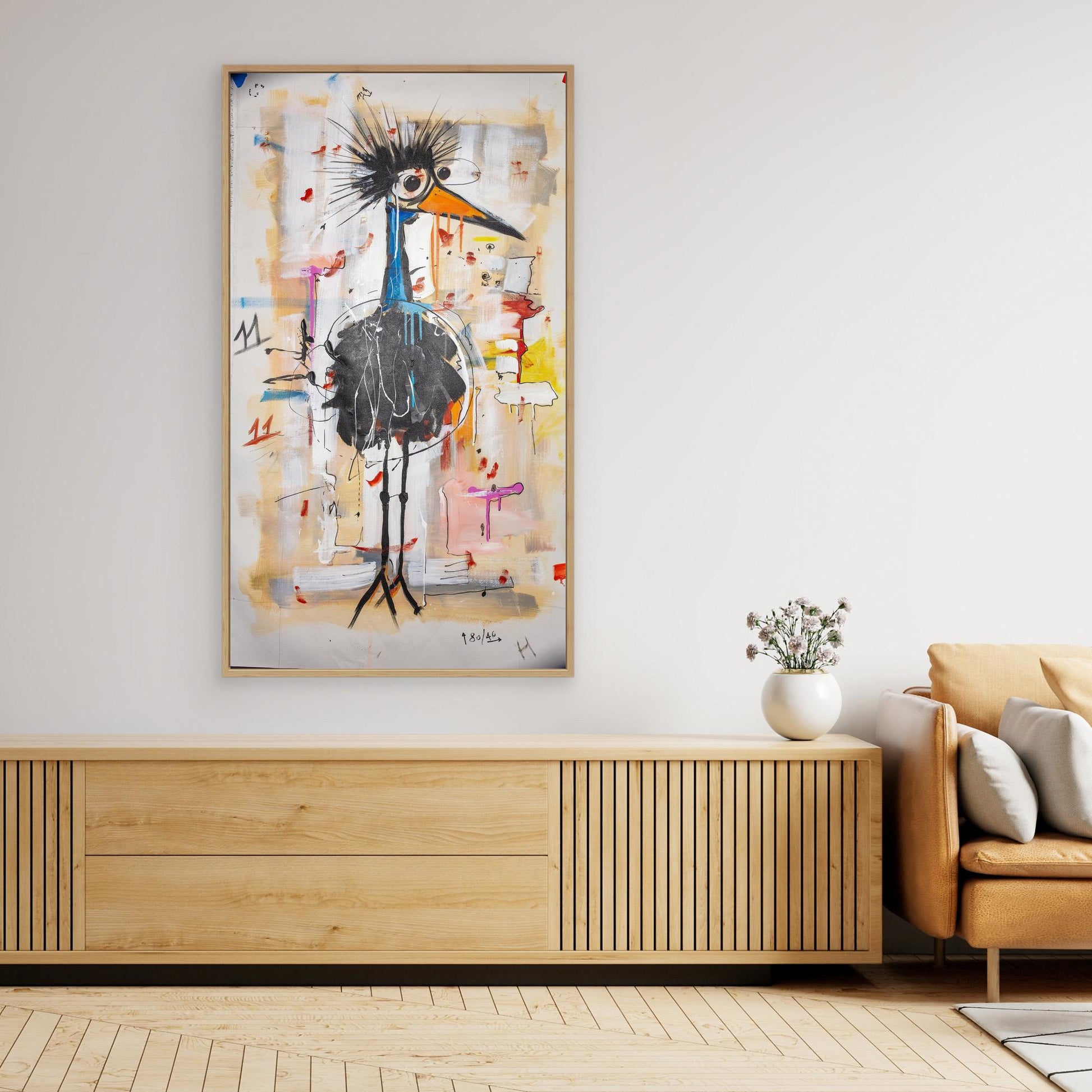 Omen bird looking right