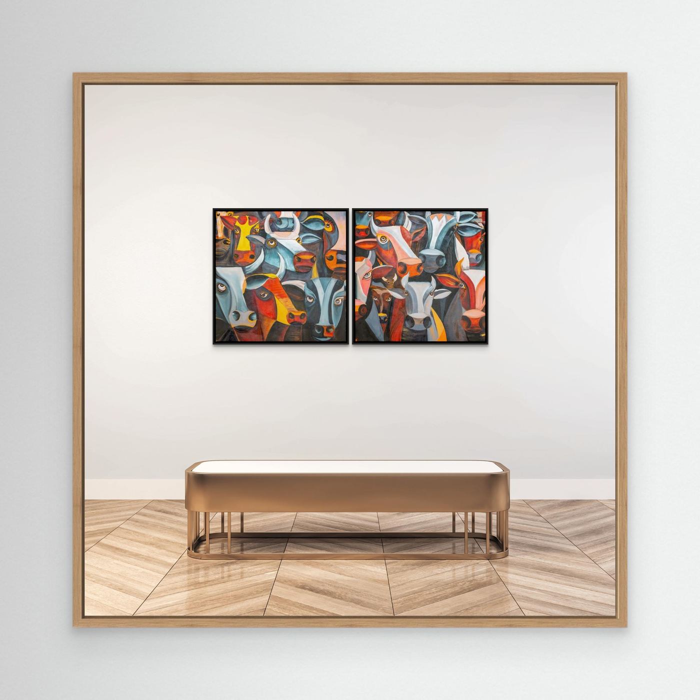 Bunch of hot cows - Diptych