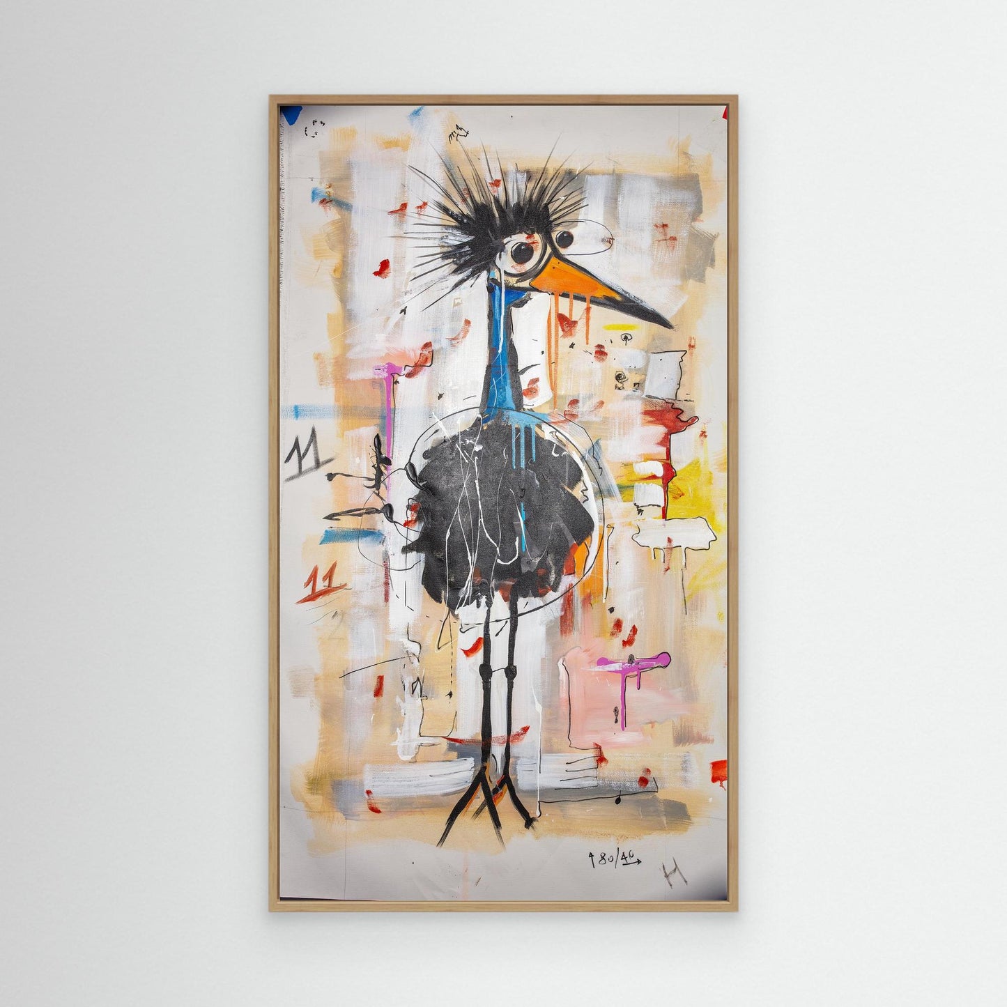 Omen bird looking right